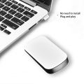 2.4G Wireless Mouse Wireless Full Touch Optical Mouse Creative mouse White. 