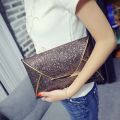 SHUJIN Women Evening Clutch Bags Pouch Sequins Envelope Black Handbag Party Bag Solid Wedding Day Clutches Makeup Bag 2020. 
