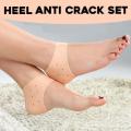 Silicone Heel Anti Crack Set for Men and Women (Free Size). 