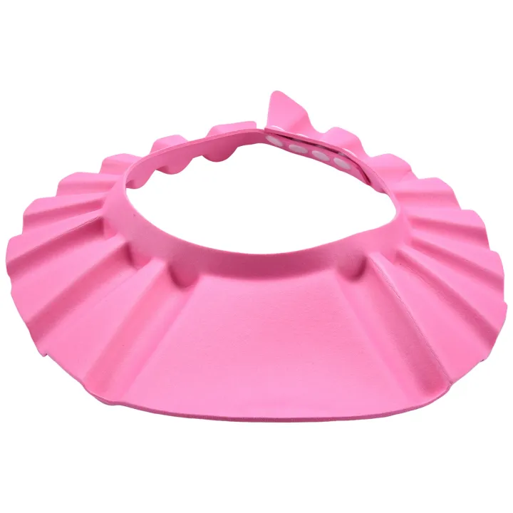 1%20PCS%20Adjustable%20Soft%20Baby%20Kids%20child%20Children%20Shampoo%20Bath%20Shower%20wash%20hair%20Waterproof%20Eye%20Shield%20Cap%20Hat%20Shield%20sun%20cap%20Tub%20Bathtub%20Visor%20for%20Toddler%20(pink)%20-%20Image%202