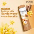 Ponds Talcum Powder - Sandal Natural Sunscreen Radiance - 100g.