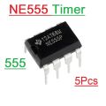 5Pcs NE555P NE555 555 Timer IC Chip DIP-8 Pin Voltage Regulator. 