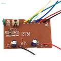 2Pcs Remote Control 27MHz Circuit Radio and Receiver Board Set.