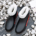 Japanese Fashion Rain Boots Women's Winter Non-Slip Low-Top Water Shoes Rubber Boots Short Rain Boots Car Wash Shopping Kitchen Shoes Rubber Shoes Tide. 