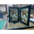 4R double photo frame 4x6 "side by side. 