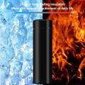 Stainless Steel Temperature Smart Vacuum Insulated Thermos Water Bottle with LED Temperature Display Perfect for Hot and Cold Drinks Drinkware Smart Hot Water Bottle Travel Mug - 500ML Water Bottle. 