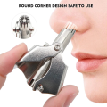 Nose Hair Trimmer Ear Portable Razor Manual Cutter Stainless Steel Nose Trimmer for men. 