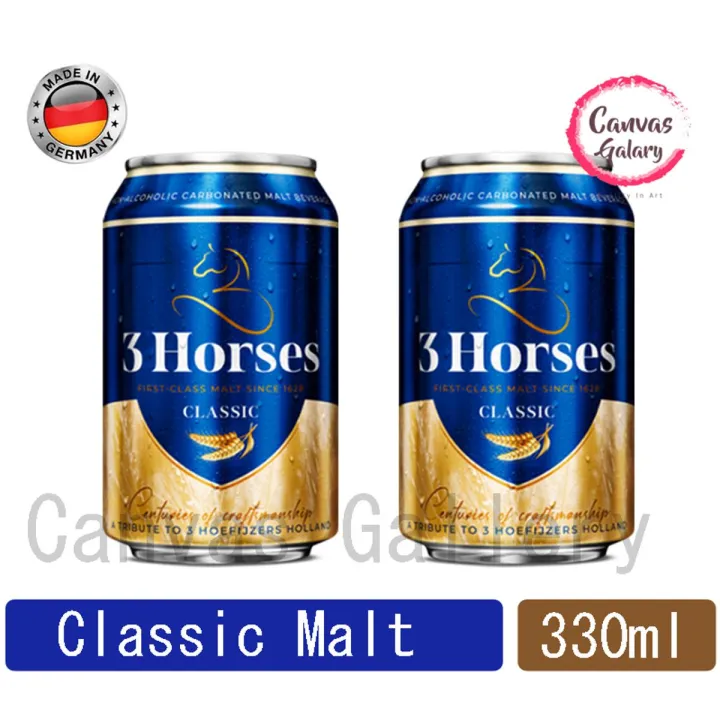 3 Horses classic Malt  330ml - 2pack (Germany)