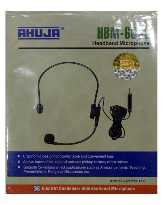 Ahuja%20HBM-60CC%20Professional%20Headband%20Microphone%20with%20Electret%20Condenser%20Unidirectional%20Pickup%20for%20Live%20Sound%20and%20Stage%20Equipment%20-%20Image%209
