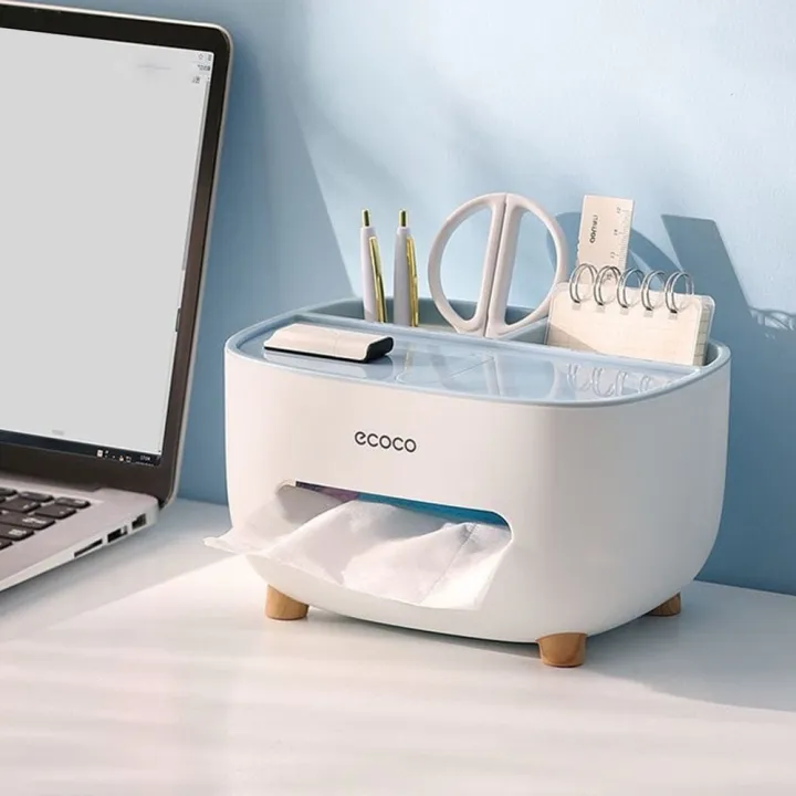 Desktop%20Tissue%20Storage%20Box%20%E2%80%93%20Organizer%20for%20Phones,%20Remotes%20&%20Stationery%20-%20Image%205