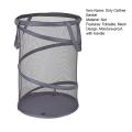 Dirty Clothes Basket Foldable Mesh Laundry Basket Space-saving Moisture-proof Portable with Handle Ideal for Southeast Asian Buyers 60l Capacity Odor-free Laundry Basket.