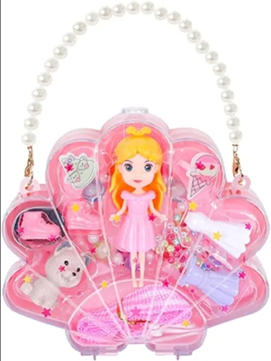new%20collection%20Plastic%20Doll%20Toy%20with%20DIY%20Princess%20Styling,%20Featuring%20Dress,%20Ring,%20Bracelet,%20Necklace%20Accessories,%20and%20A%20Pet%20Dog.%20Creative%20Doll%20Styling%20and%20Dressing%20set,%20Portable%20shell-shaped%20bag.%20For%20ages%203+%20-%20Image%203