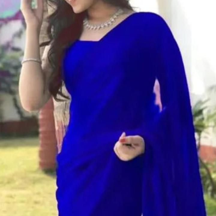 Georgette Weightless Saree for Women - Fashionable and Comfortable - Suitable for All Seasons