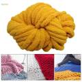 Chunky Chenille Yarn Plush Yarn Acrylic for Arm Knitting Bed Throw. 
