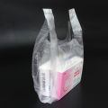 Factory direct supply white transparent T-shirt bags, portable plastic bags, food bags, takeaway convenience bags, supermarket shopping bags.