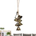 Magical Witch Bells Wind Chimes Creative Window Ornament Evil Crystal Hanging Pendant Handmade Hanging Witch Bells Garden Decor.