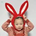 Bunny Costume Headgear Cosplay Headband Long Ear Decorative Rabbit Hat for Carnival Festival.