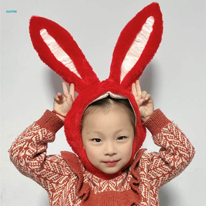 Bunny Costume Headgear Cosplay Headband Long Ear Decorative Rabbit Hat for Carnival Festival