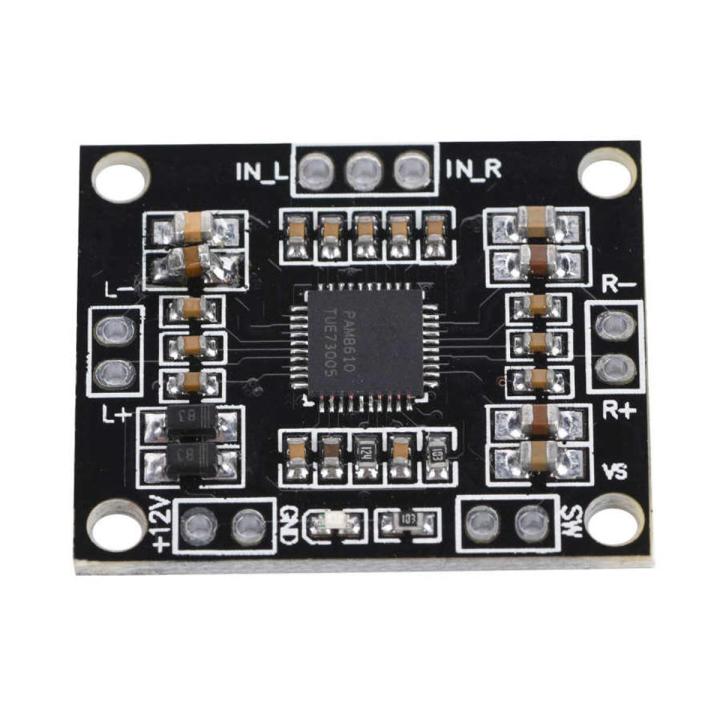 Amplifier Board Class D 12V 15W Digital Audio Amp Dual Channel Video Stereo Module