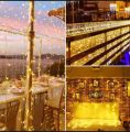 wedding party decoration LED golden fairy lights  for party ceremony. 