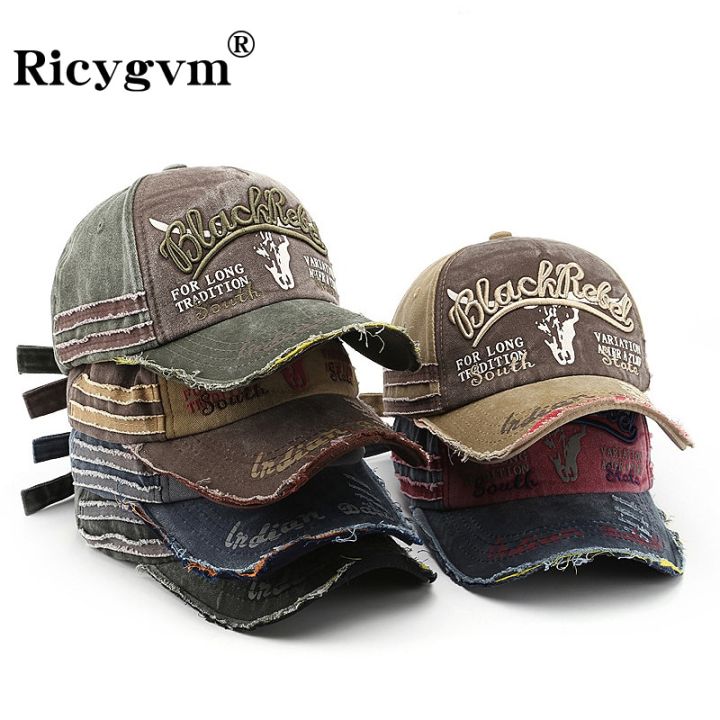 Letters%20Embroidery%20Baseball%20Caps%20For%20Women%20Men%20Fashion%20Retro%20Washed%20Cotton%20Snapback%20Hat%20Hip%20Hop%20Bull%20Head%20Print%20Trucker%20Dad%20Hats%20-%20Image%203