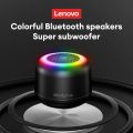 Original Lenovo K14 Pro RGB Portable Bluetooth 5.4 Speaker Vibrating Surround Sound Subwoofer Speaker Tweeter Ultra Sound Outdoor Speaker. 