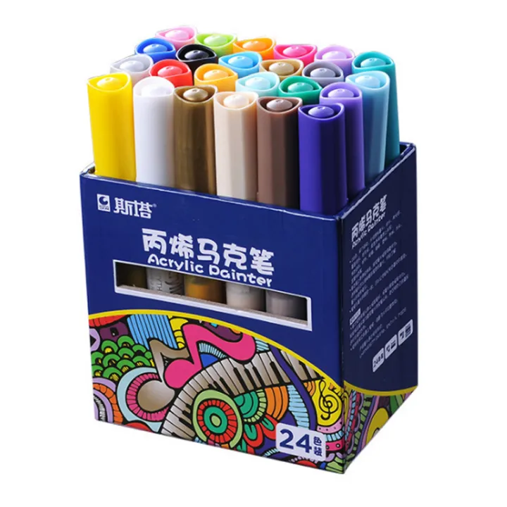 STA%20Acrylic%20Paint%20Permanent%20Markers%2024%20Pcs%20-%20Image%203