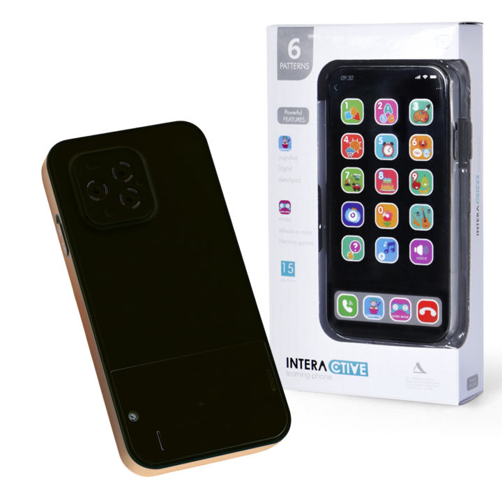 Phone Kids Play House Toys Simulation Music Touch Screen Cell Phone With Light Baby Boys Girls Toys Mobile Phone Model Toys