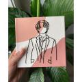 Bts jeon jungkook acrylic embroidery wall canvas for wall decoration.