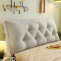 New elegant bedhead cushion soft lumbar pillow detachable home textile backrest tatami headboard pillow washable bedroom decor. 