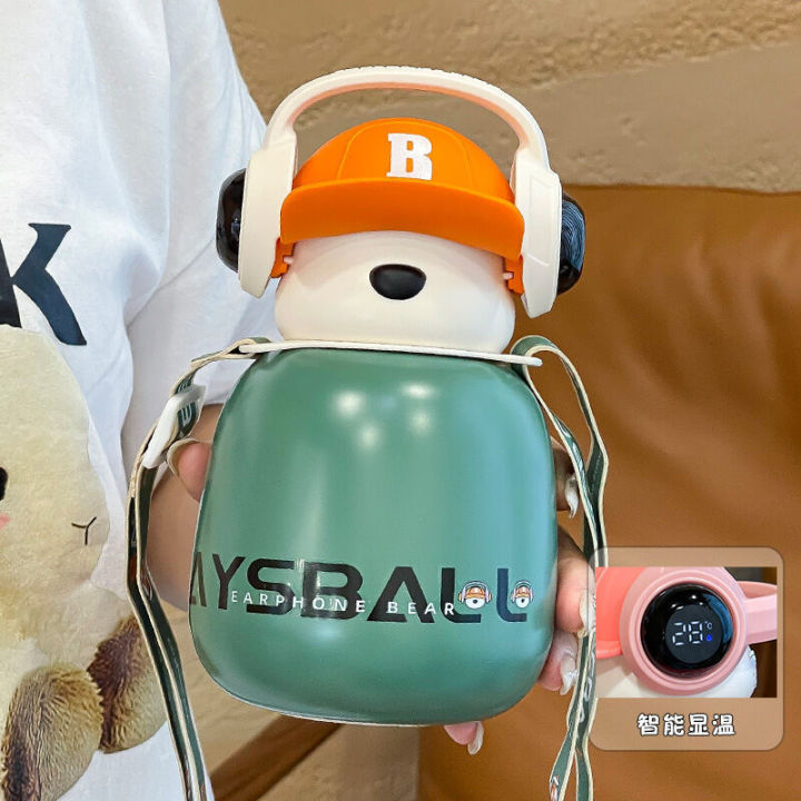 New%20Smart%20Earphone%20Bear%20Food%20Grade%20316%20Stainless%20Steel%20High%20Appearance%20Straw%20Student%20Children's%20Water%20Pot%20Insulation%20Cup%20-%20Image%209