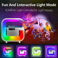 Multifunction Wireless Charger Stand Bluetooth 5.0 Speaker FM TF RGB Night Light Fast Charging Station for iPhone Samsung Xiaomi. 