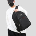Men's Backpack 2024 New Casual Large Capacity Student School Bag Printable LOGO Business Computer Backpack Foreign Trade.