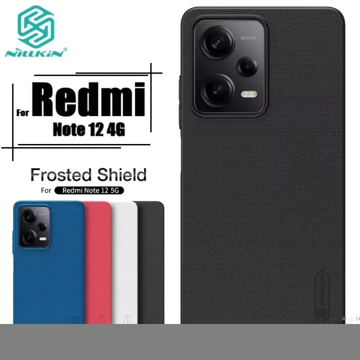 Nillkin ( Redmi Note 12 4G ) Super Frosted Shield Matte cover case for ...