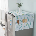 1PCS Dust Cover Refrigerator Cover with Pocket Double Sided Storage Hanging Bags Kitchen Fridge Cover. 