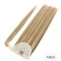 Straight Human Hair Ponytail Wrap Around Clips-In Brazilian Machine Made Remy Hair wig 120g.