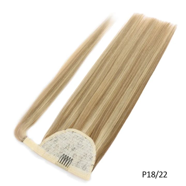 Straight%20Human%20Hair%20Ponytail%20Wrap%20Around%20Clips-In%20Brazilian%20Machine%20Made%20Remy%20Hair%20wig%20120g%20-%20Image%206