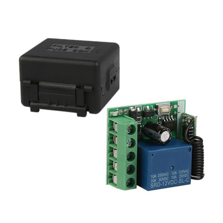 433%20Mhz%20RF%20Wireless%20Switch%20Receiver%20DC%2012V%20Single%20Relay%20Receiver%20Module%20with%201Pcs%20A/B%20Key%20Remote%20on%20Off%20Transmitter%20-%20Image%208