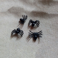 150X Plastic Black Spider Trick Toy Halloween Haunted House Prop Decor.