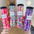 100 Pcs/set Baby Girl Rubber Bands Kids Elastic Hair Bands for Children Mixed Colors Mini Ponytail Holder Baby Hair Accessories. 