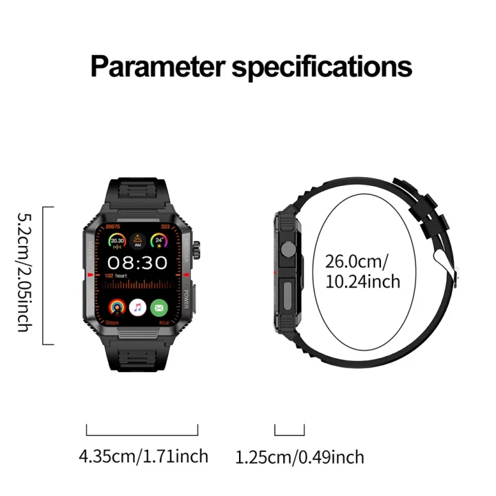 New%20Rugged%20Military%20Black%20Smart%20Watch%20Men%20For%20Android%20Xiaomi%20Ios%20IP67%20Waterproof%20Sport%20Fitness%20Ai%20Voice%20Smartwatch%20Outdoor%202024%20-%20Image%206