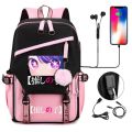 School Bags for Girls Boys Anime Oshi No Ko Ai Hoshino Schoolbag Teenager Travel Laptop Kawaii Canvas Book Bag Women's Backpack. 