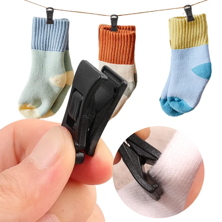 1/10/20Pcs%20Sock%20Clips%20For%20Laundry%20Portable%20Strong%20Clothes%20Pins%20Multifunctional%20Clip%20For%20Washing%20Socks%20Hanger%20Drying%20Rack%20-%20Image%202