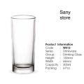 Crystal Clear Drinking Glass Set W012 - glass. 