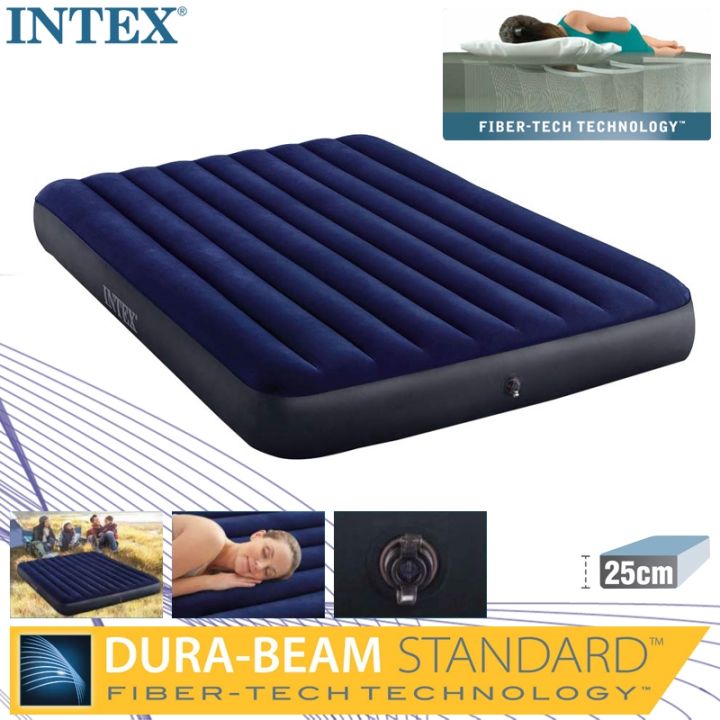 Enjoy%20Comfortable%20Sleep%20With%20Super%20Soft%20Intex%20Dura%20Beam%20Standard%20Intex%2025Cm%20-%20Quality%20Air%20Mattress%20For%20A%20Good%20Night'S%20Rest%20-%20Image%203