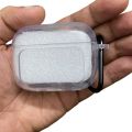 Transparent Earphone Case For Airpods A9 pro Touch Screen Display Protective Cover. 