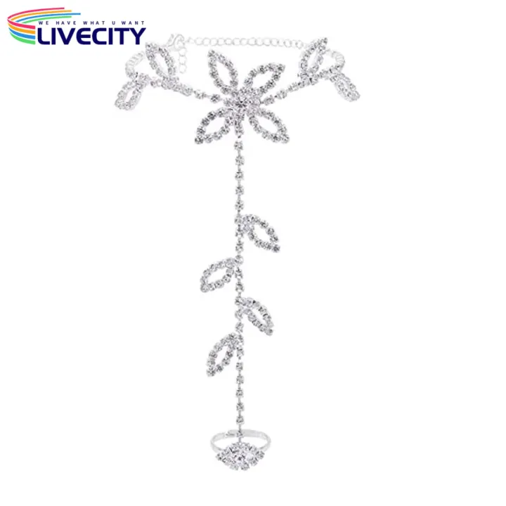 Beach%20Anklet%20Fine%20Workmanship%20Leaves%20Shape%20Ankle%20Bracelet%20with%20Toe%20Ring%20-%20Image%202