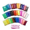 Air Dry Plasticine Kids Polymer Modeling Clay Educational 5D Toy For Children Gift Games Clay 36 Colors Light Playdough Slimes. 