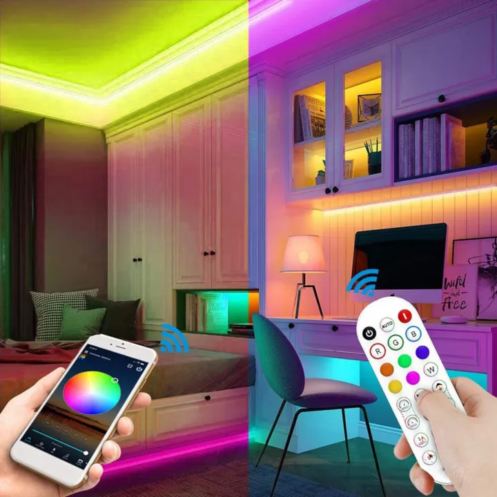 WiFi Smart RGB Music Controller for LED Strip Light + Infrared Remote ...