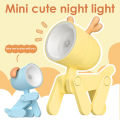 Cute LED Mini Night Light Foldable Desk Lamps Book Reading Light Computer Night Lights. 